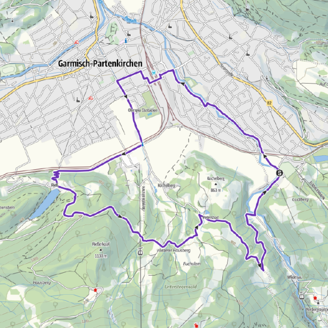 Trail Run Runde Skistadion - Kochelberg - Tauber